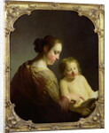 The Virgin Teaching the Infant Christ to Read, c.1630 by Pieter Fransz. de Grebber