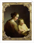 The Virgin Teaching the Infant Christ to Read, c.1630 by Pieter Fransz. de Grebber