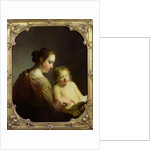The Virgin Teaching the Infant Christ to Read, c.1630 by Pieter Fransz. de Grebber