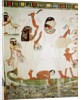 Fishing and fowling in the marshes by Egyptian 18th Dynasty