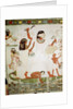 Fishing and fowling in the marshes by Egyptian 18th Dynasty