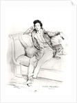Alexandre Dumas Pere engraved by Charles Etienne Pierre Motte by Achille Deveria