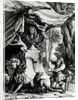 Allegorical portrait of Jean de La Fontaine surrounded by animals from his fables by Jean-Baptiste Oudry