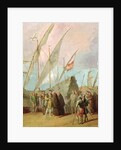 Departure of Christopher Columbus from Palos by Spanish School