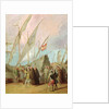 Departure of Christopher Columbus from Palos by Spanish School