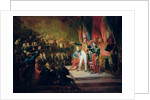 The Swearing-In of Louis-Philippe 9th August 1830 by Felix Auvray