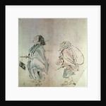 Samurai being followed by a servant by Hanabusa Itcho