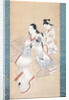 The Courtesan's Coiffure, c.1700-14 by Ando Kaigetsudo