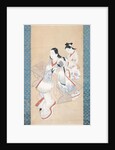 The Courtesan's Coiffure, c.1700-14 by Ando Kaigetsudo