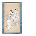 The Courtesan's Coiffure, c.1700-14 by Ando Kaigetsudo