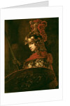 Pallas Athena or, Armoured Figure, 1664-65 by Rembrandt Harmensz. van Rijn