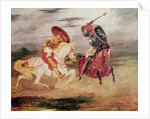 Two Knights Fighting in a Landscape, c.1824 by Ferdinand Victor Eugene Delacroix