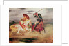 Two Knights Fighting in a Landscape, c.1824 by Ferdinand Victor Eugene Delacroix