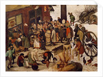The Census at Bethlehem, 1566 by Pieter the Elder Bruegel