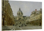 The Courtyard of the Old Sorbonne, 1886 by Emmanuel Lansyer