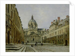 The Courtyard of the Old Sorbonne, 1886 by Emmanuel Lansyer