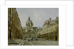 The Courtyard of the Old Sorbonne, 1886 by Emmanuel Lansyer