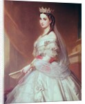 Portrait of Charlotte of Saxe-Cobourg-Gotha Princess of Belgium and Empress of Mexico by Albert Graefle