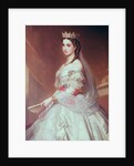 Portrait of Charlotte of Saxe-Cobourg-Gotha Princess of Belgium and Empress of Mexico by Albert Graefle
