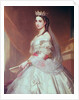 Portrait of Charlotte of Saxe-Cobourg-Gotha Princess of Belgium and Empress of Mexico by Albert Graefle