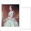 Portrait of Charlotte of Saxe-Cobourg-Gotha Princess of Belgium and Empress of Mexico by Albert Graefle