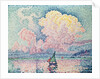 Antibes, the Pink Cloud, 1916 by Paul Signac