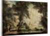 Salisbury Cathedral from the Bishop's Grounds, c.1822-23 by Anonymous