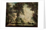Salisbury Cathedral from the Bishop's Grounds, c.1822-23 by Anonymous