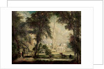 Salisbury Cathedral from the Bishop's Grounds, c.1822-23 by Anonymous
