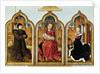 Triptych of Jean de Witte, 1473 by Flemish School
