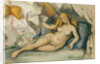 Female Nude on a Sofa by Paul Cezanne