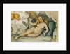 Female Nude on a Sofa by Paul Cezanne