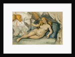 Female Nude on a Sofa by Paul Cezanne