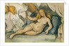 Female Nude on a Sofa by Paul Cezanne