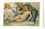 Female Nude on a Sofa by Paul Cezanne