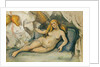 Female Nude on a Sofa by Paul Cezanne