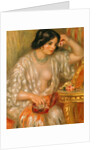 Gabrielle with Jewellery, 1910 by Pierre Auguste Renoir