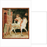 St. Martin sharing his cloak with the beggar by Simone Martini