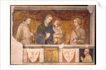 Virgin and Child with St. Francis and St. John the Evangelist by Pietro Lorenzetti