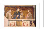 Virgin and Child with St. Francis and St. John the Evangelist by Pietro Lorenzetti