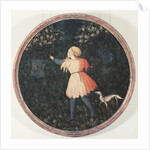 Young falconer, Florentine School by Master of the Judgement of Paris