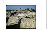 The Mound of Hissarlik, the site of the ancient city of Troy, 3000-1100 BC by Anonymous