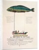 Poster advertising the subscription for a dirigible balloon in the shape of a fish by French School