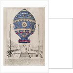 The Montgolfier Brothers' Balloon Experiment at the Chateau de la Muette, 21st November, 1783 by French School