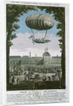 The Third Flight of Nicholas Robert and his brother from the Tuileries, 19th September, 1784 by French School
