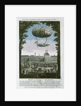 The Third Flight of Nicholas Robert and his brother from the Tuileries, 19th September, 1784 by French School