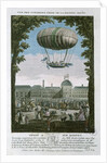 The Third Flight of Nicholas Robert and his brother from the Tuileries, 19th September, 1784 by French School