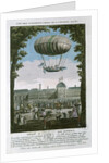 The Third Flight of Nicholas Robert and his brother from the Tuileries, 19th September, 1784 by French School