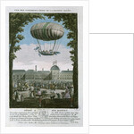 The Third Flight of Nicholas Robert and his brother from the Tuileries, 19th September, 1784 by French School