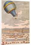 The Ballooning Experiment at the Chateau de Versailles, 19th September, 1783 by French School